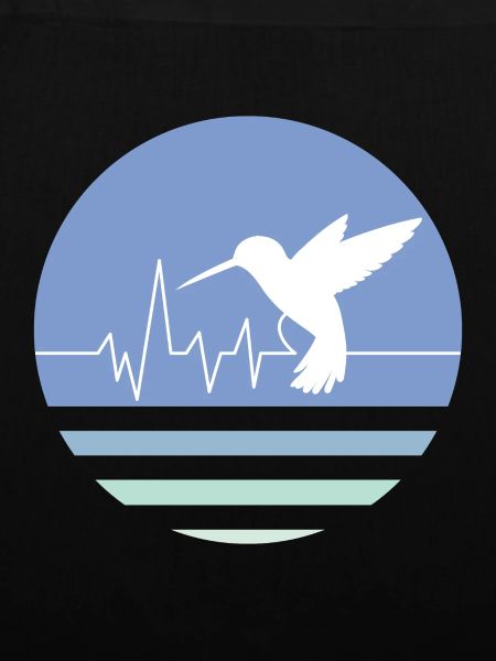 Pastellblauer Kolibri