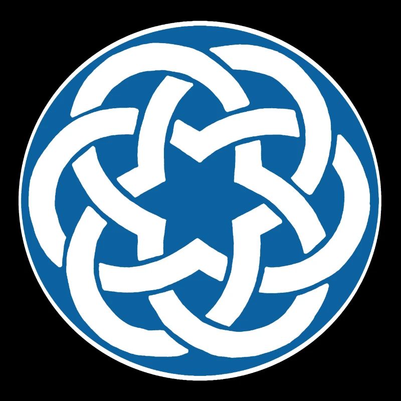 étoile celte bleu