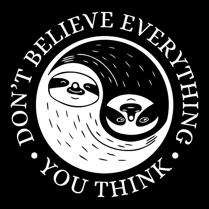 Yin-Yang Sloth – Relaxed Mindset
