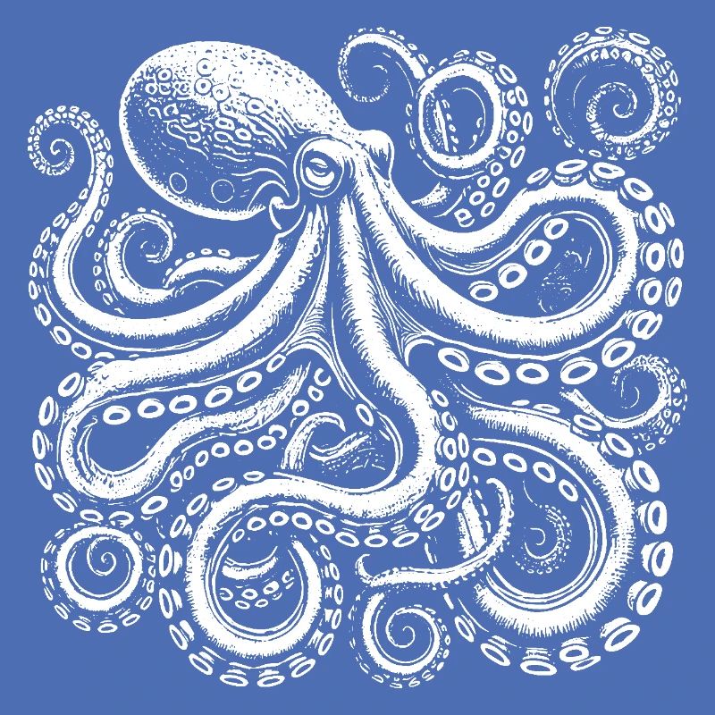 Schwarzer Oktopus