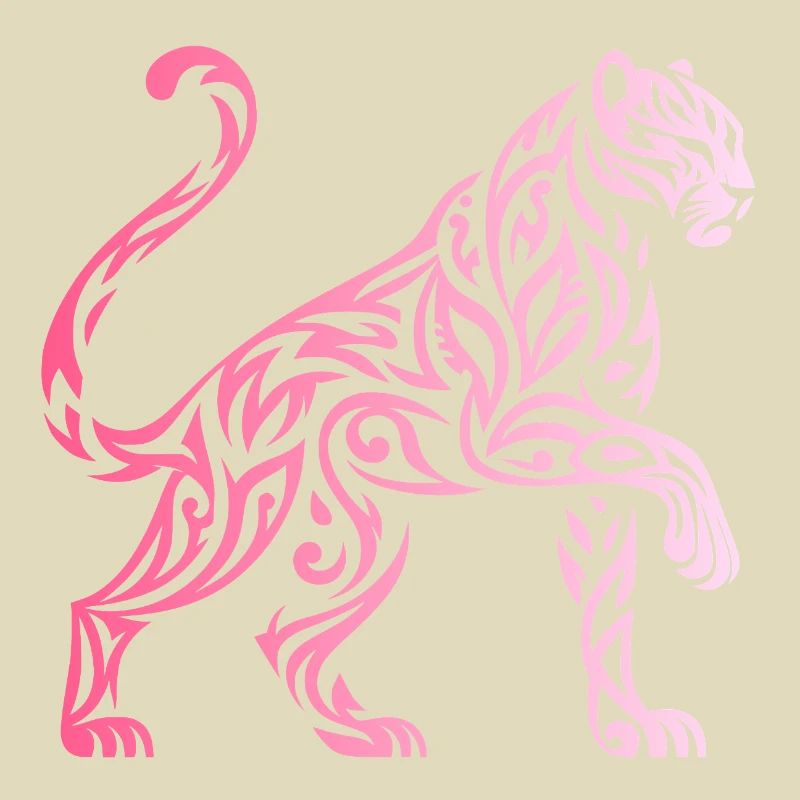 Gradient Tribal Panther