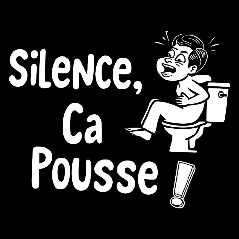 Silence, it grows! Humor WC
