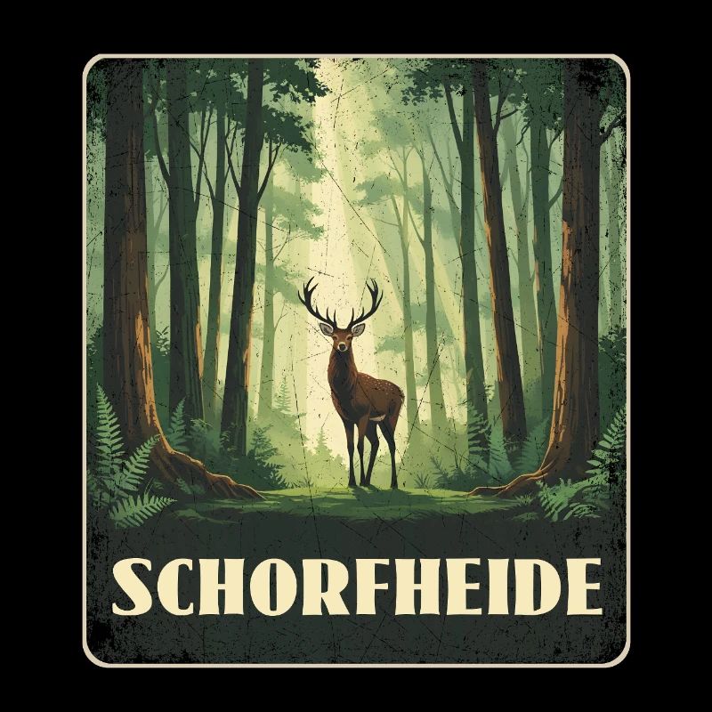 Schorfheide Hirsch Wald