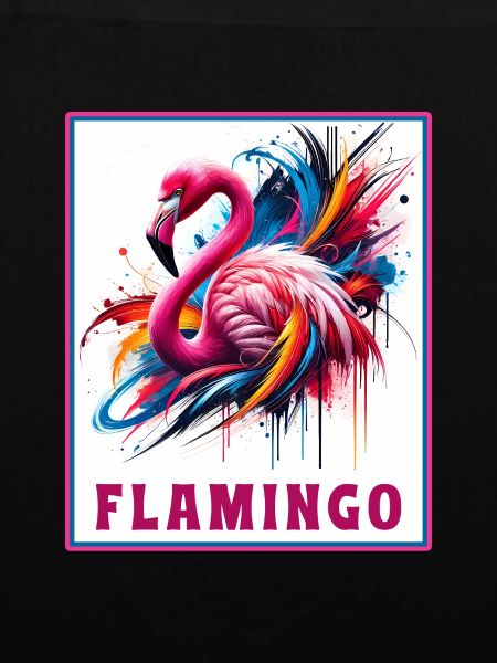 Graffiti Flamingo Explosion