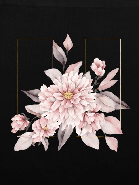 Elegantes Rouge-Blumen-Design