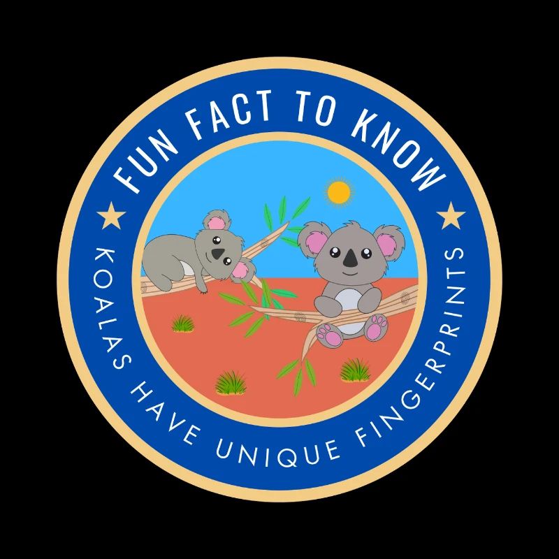 Koalas have unique fingerprints