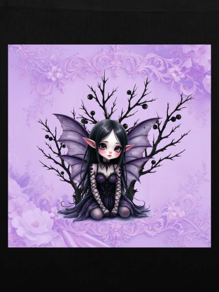 Vampir Fee Mädchen auf dunklem Baum