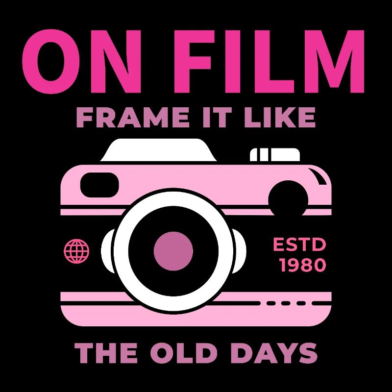 Retro Camera Motif Design