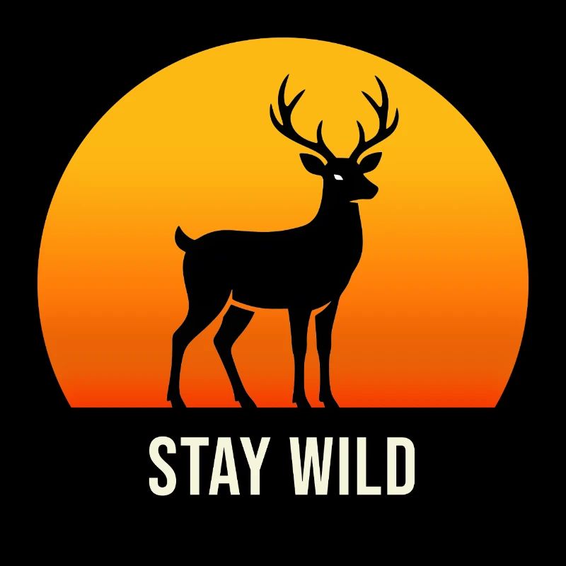 Deer at sunset – Stay Wild