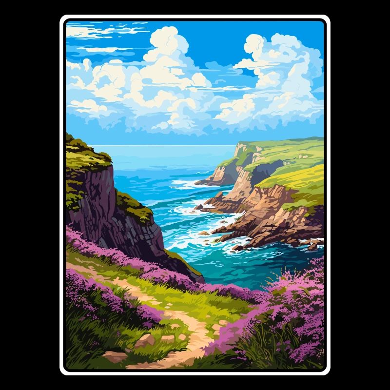 Exmoor England Clifftop Coastal Path