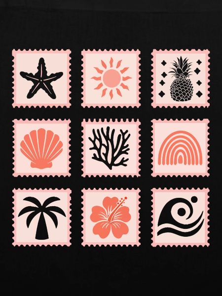 Nature Stamps Collage