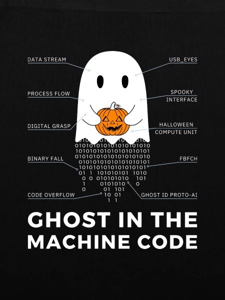 Funny Coder, Programmer Halloween T-Shirt