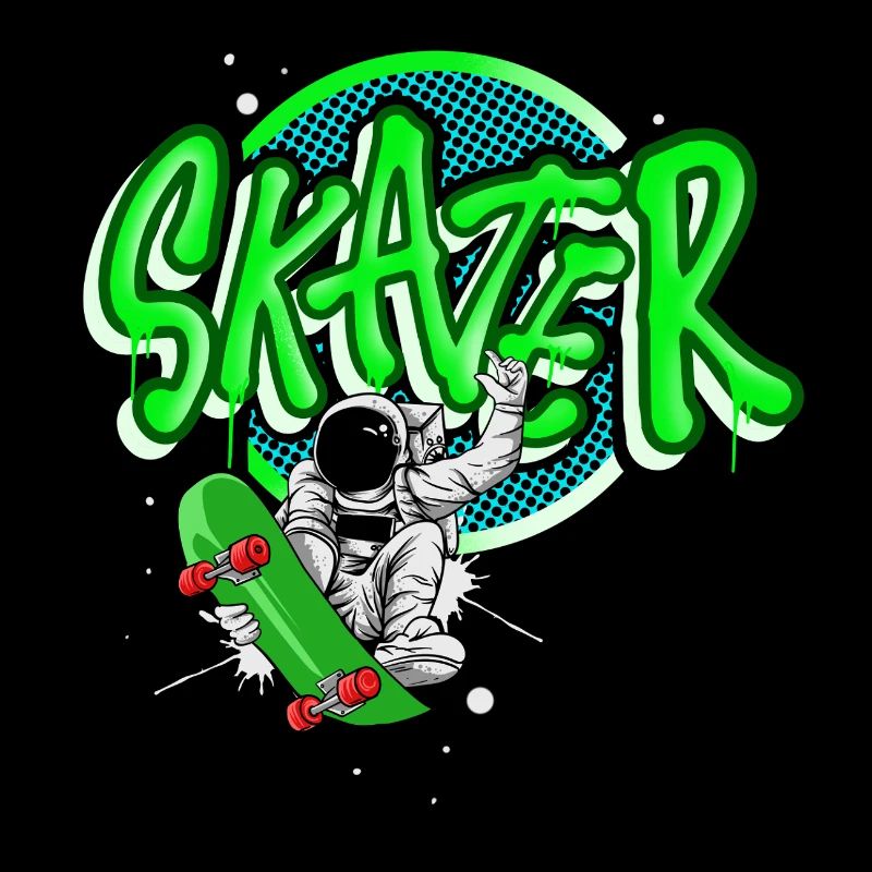 Skateboard Astronaut