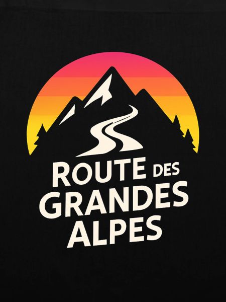 Alps Route Mountain Logo