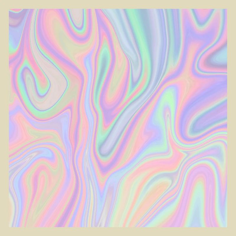 Iridescent Abstract Liquid Pastel Pattern