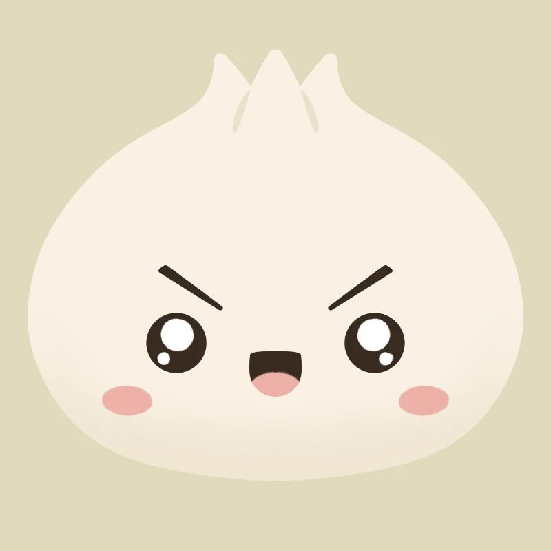 Mascotte mignonne de Grumpy Dumpling