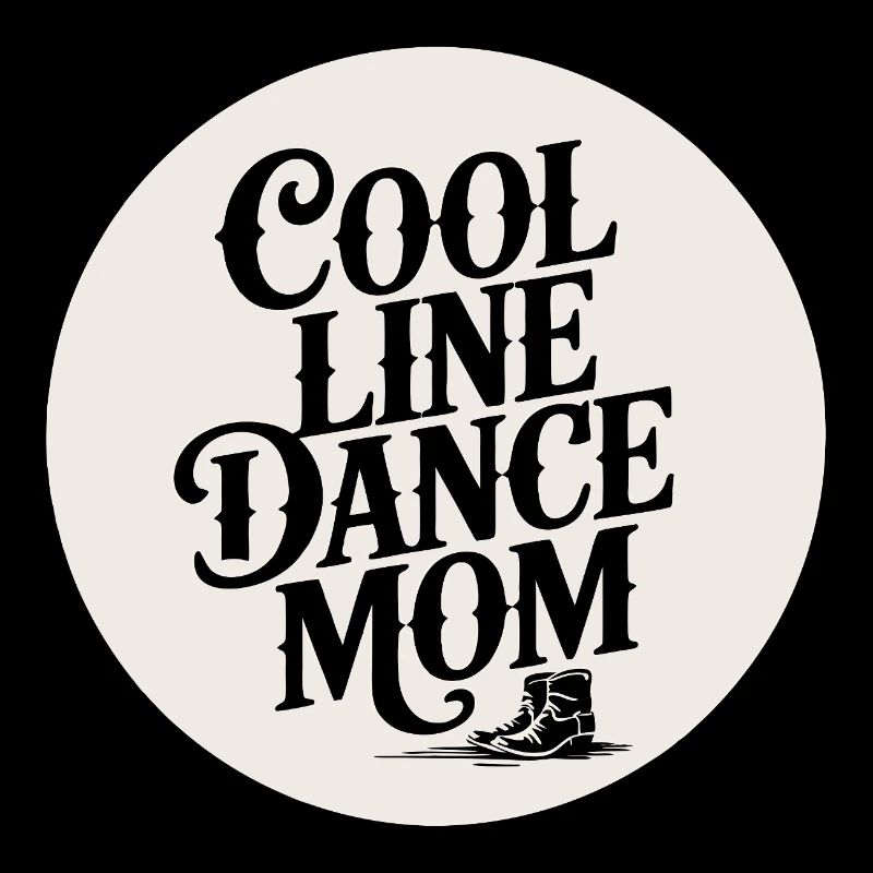 Line Dance Mom Vintage Typo Boot