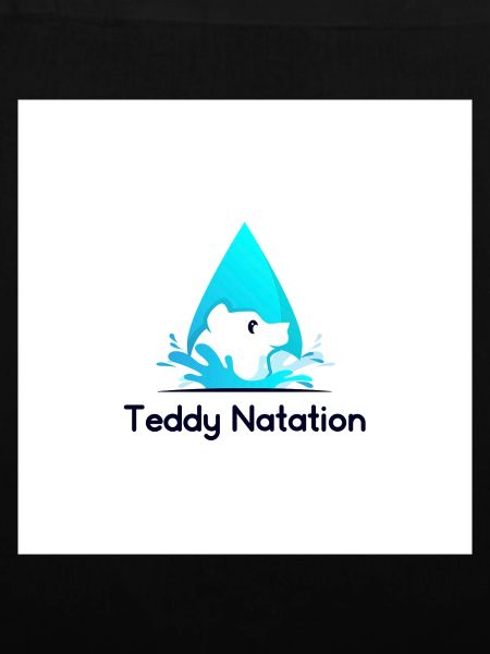 Teddy Bear and Wave Swim