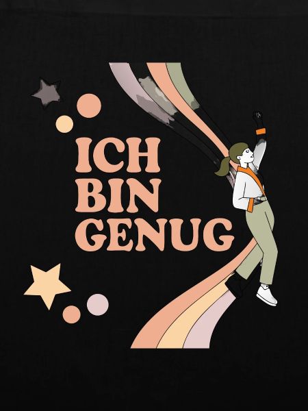 Ich bin Genug – Pastell Regenbogen Held
