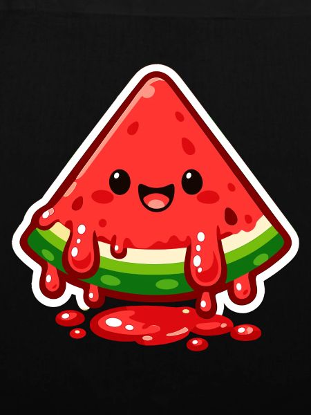 Wassermelonen Lächeln Sticker