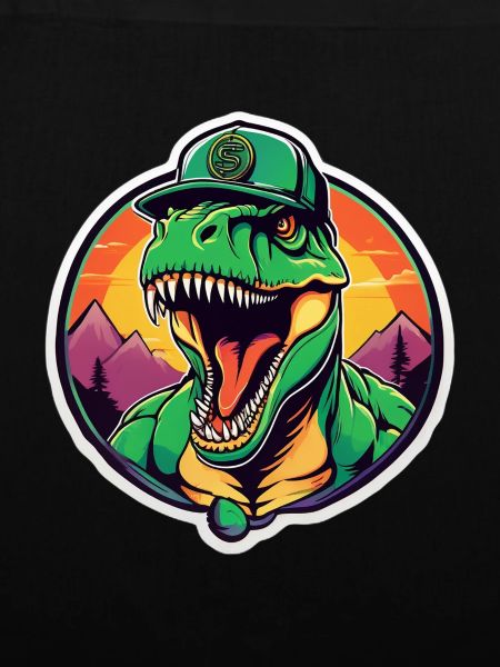T-Rex Retro Sunset Cap