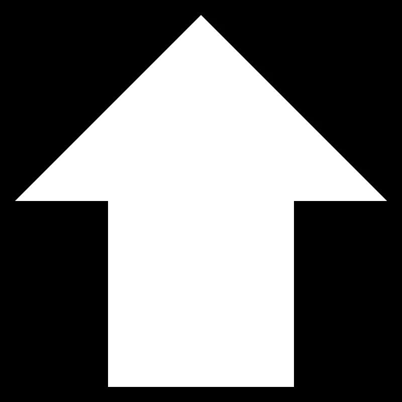 Pfeil-oben-Schild