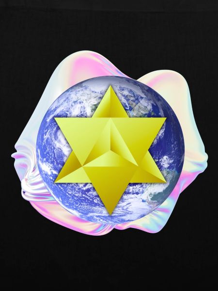 Surreale Merkaba-Erde