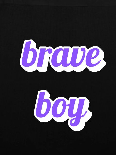 Brave Boy Lettering