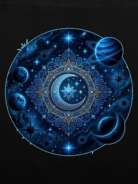 Space Planets Galaxies Stars Moons
