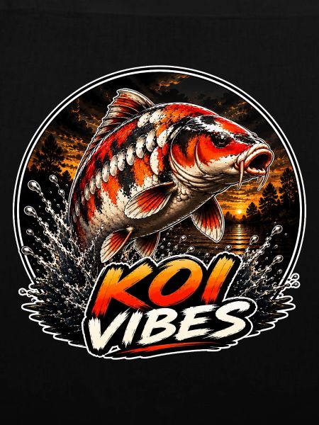 Koi Vibes Sunset Carp Design