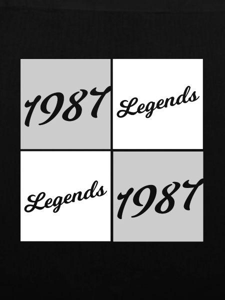 1987 Legends Kursive Quadrate