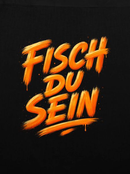 Fisch du sein Angler Spruch
