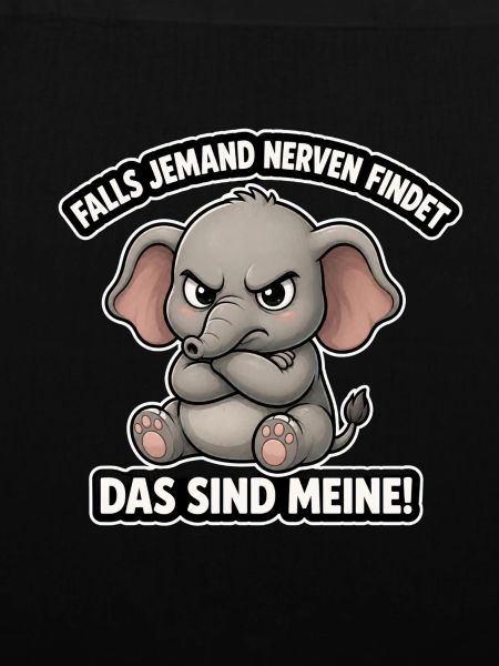 Wütendes Elefantenbaby Spruch