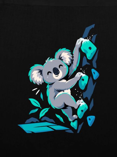 Süßer Koala beim Bouldern – Klettern Design