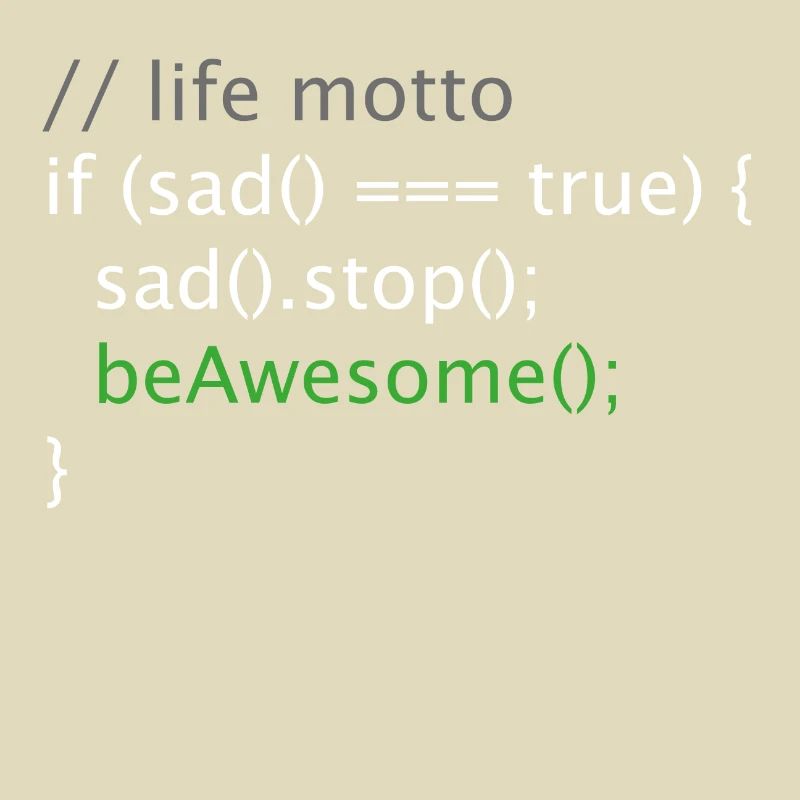 Computer Science Nerd Geek Programmer Life Motto