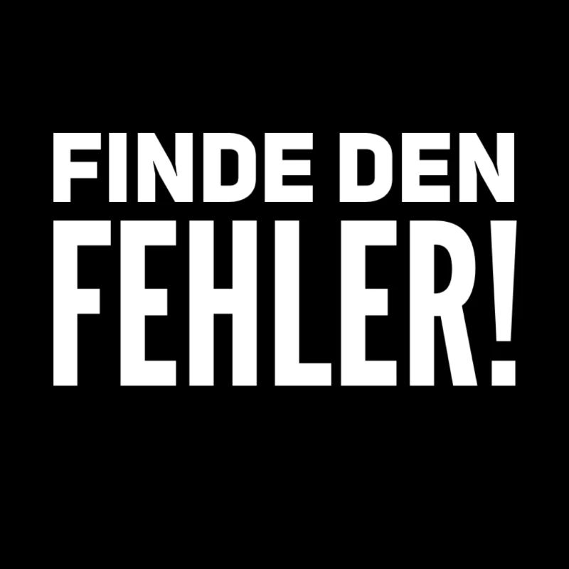 Finde den Fehler