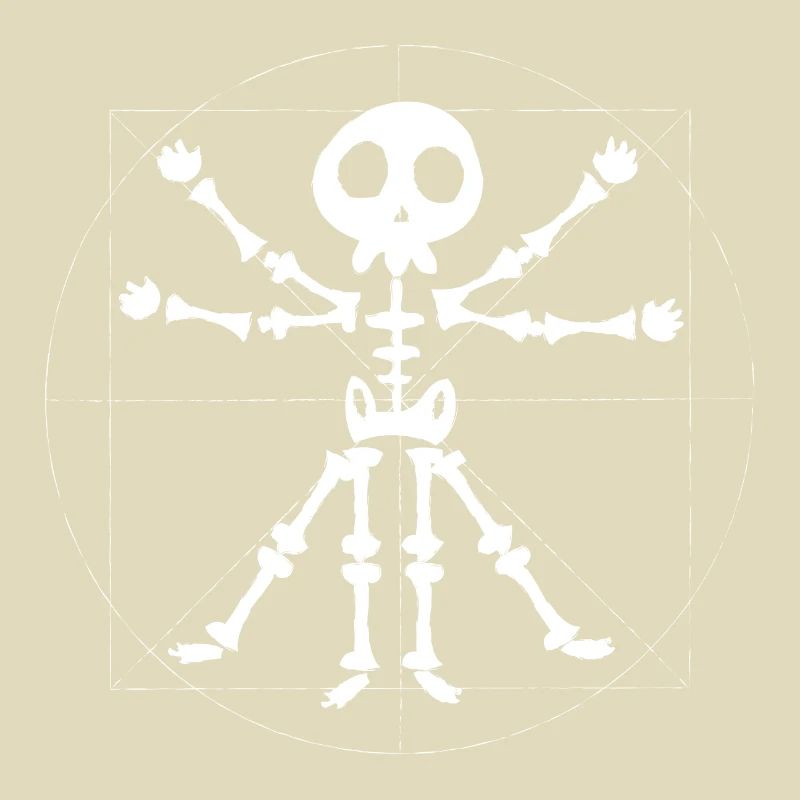 vitruvian skeleton