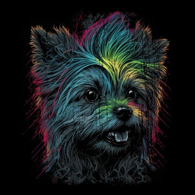 Punky Yorkshire Terrier