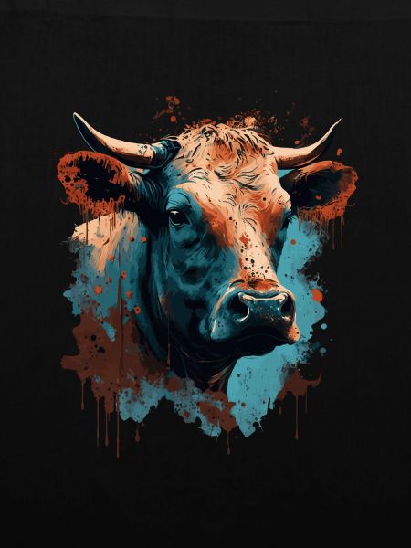 A cow