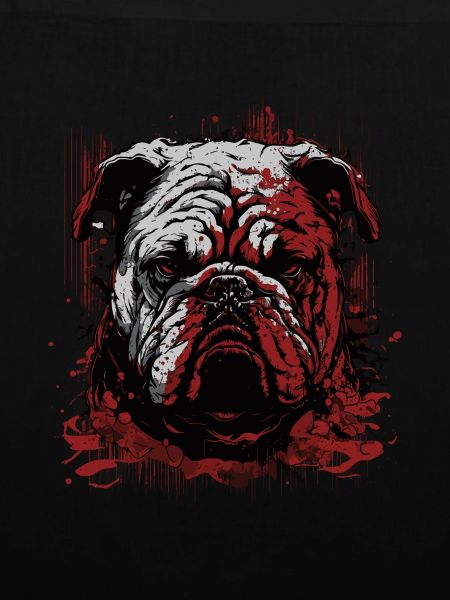 Grumpy English Bulldog