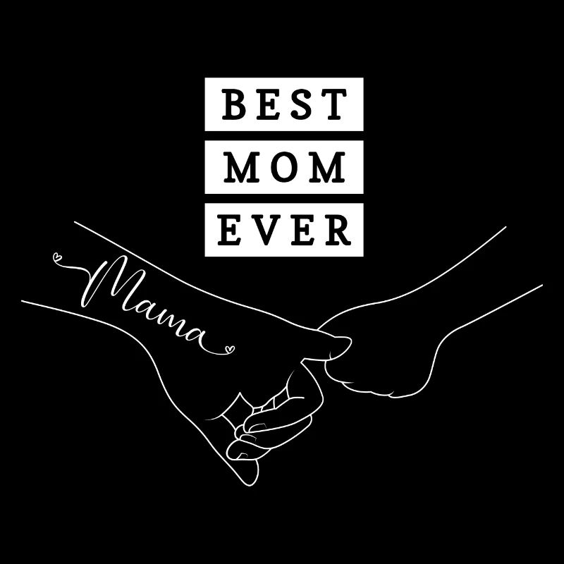 Best Mom Mutter Kind Shirt Muttertag Geschenk
