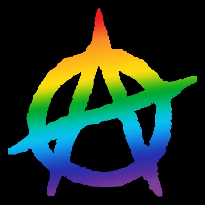 Anarchie Ein Logo LGBT