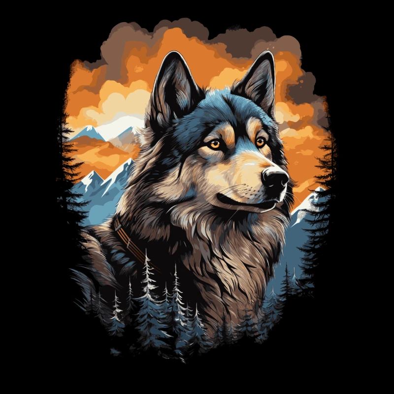 Alaskan Malamute Hund
