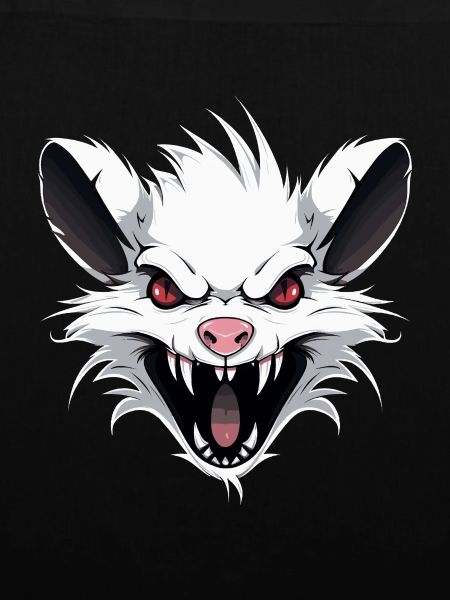 Weiße Punk Ratte
