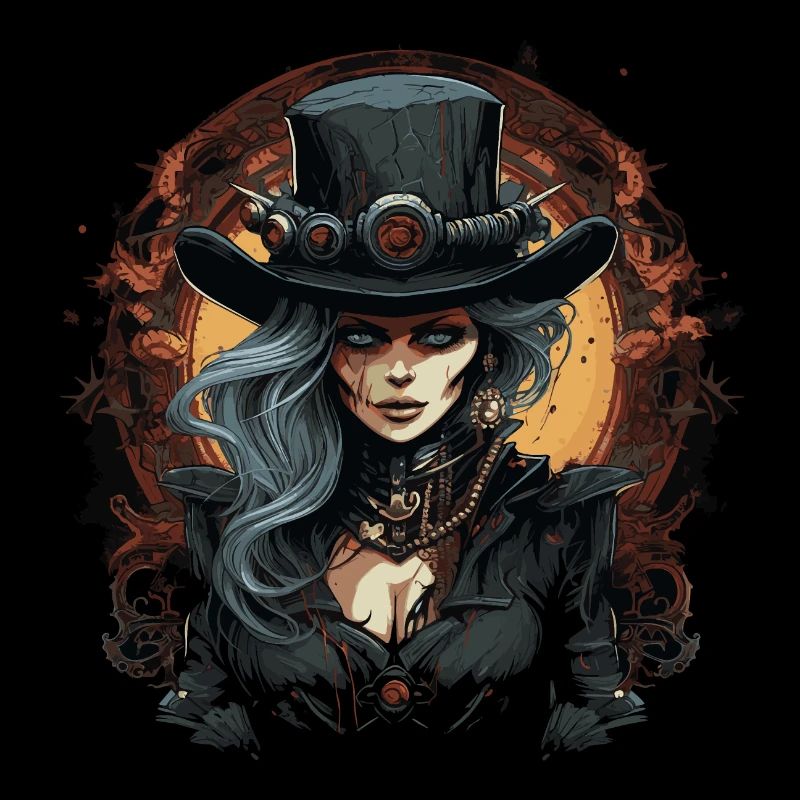 Emo Steampunk Mädchen