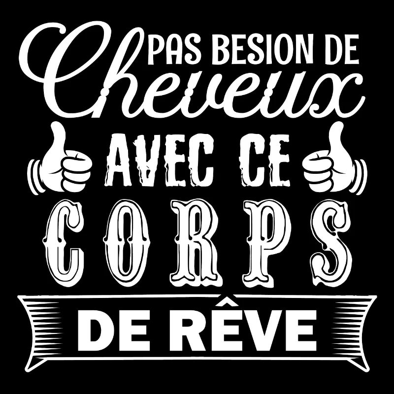 pas besoin de cheveux avec ce corps de rêve