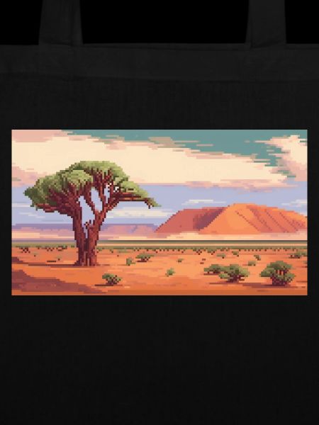 Sossusvlei, Namibia - Pixel Art