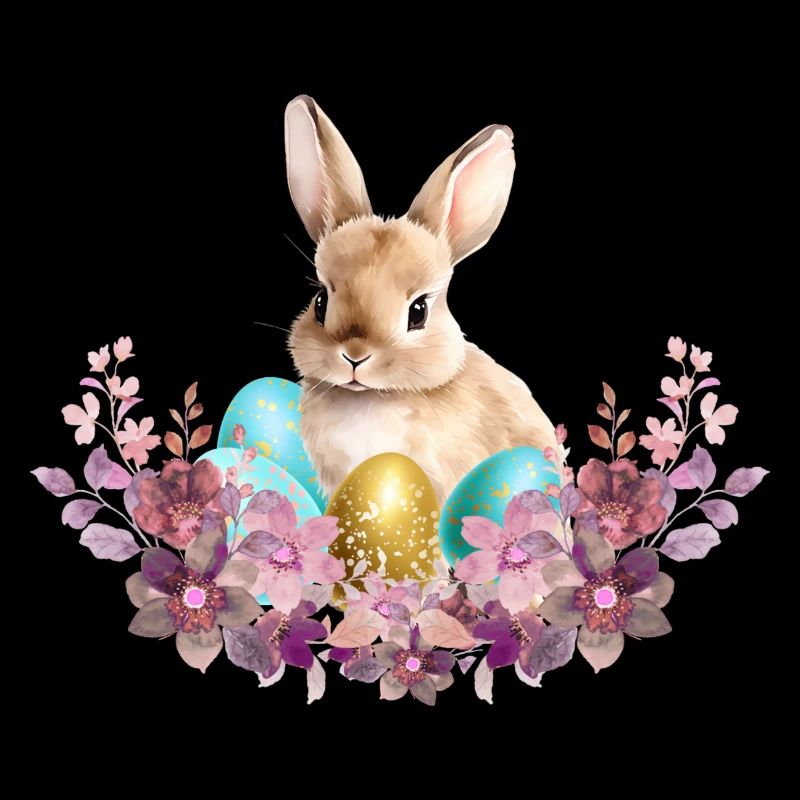 Rabbit in the nest