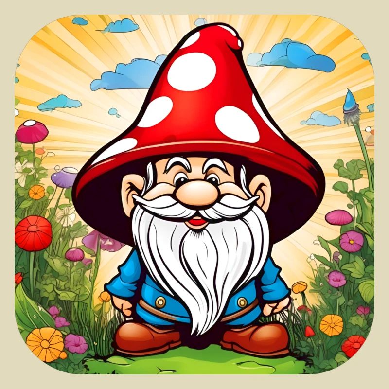 Cute Toadstool Leprechaun