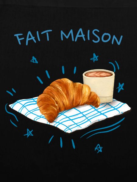 Hausgemachtes Croissant